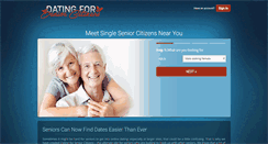Desktop Screenshot of datingforseniorcitizens.com