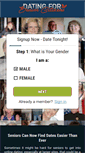 Mobile Screenshot of datingforseniorcitizens.com
